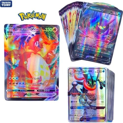 10pcs/bag Sent Randomly Tomy Pokemon French Version Pokemon Card Featuring Pokemon Figures Action Figure Toys for Children