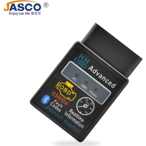 Jasco Mini ELM327 OBD2 II Car Auto Interface Scanner Bluetooth Diagnostic Tool Compatible Phones Smart Scan Tool