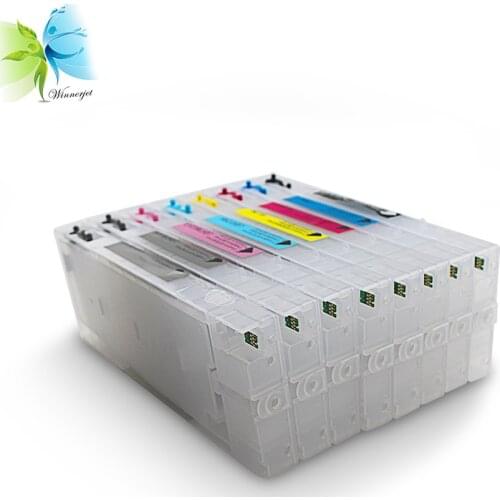 300ml For Epson 4000 7600 9600 Inkjet Printer Refillable Ink Cartridge T5441 T5442 T5443 T5444 T5445 T5446 T5447 T5448