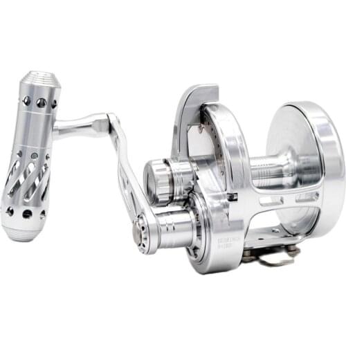 CAMEKOON Trolling Reel 6.3:1/5.3:1 High Speed Offshore Saltwater Fishing Reels 40KG Round Baitcasting Reel Jigging Big Game Coil