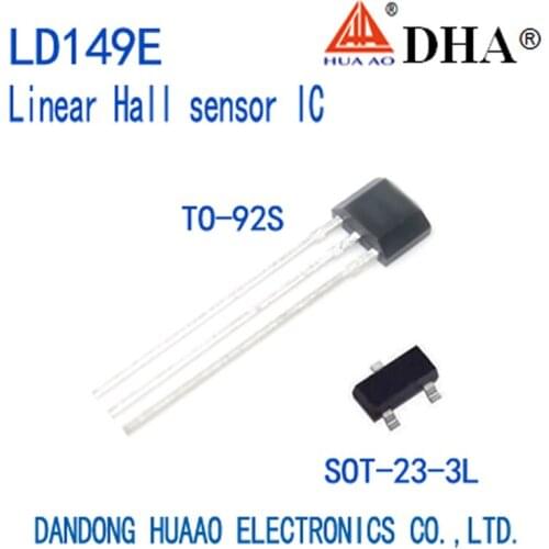 LD149E Linear Hall sensor ASIC TO-92S SOT-23-3L