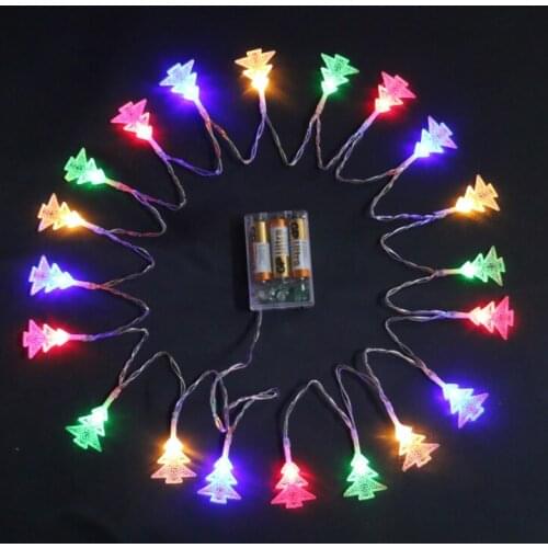 2018 hot sale Outdoor String Lamps Window Xmas The Eaves Railing Christmas Decorative Tree Pendant decor LED Strip Holiday Light