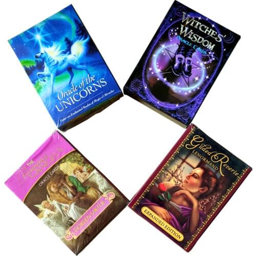 New Read Fate Lenormand Oracle Cards Mysterious Fortune Tarot Cards Game for Divination Fate Oracle Cards