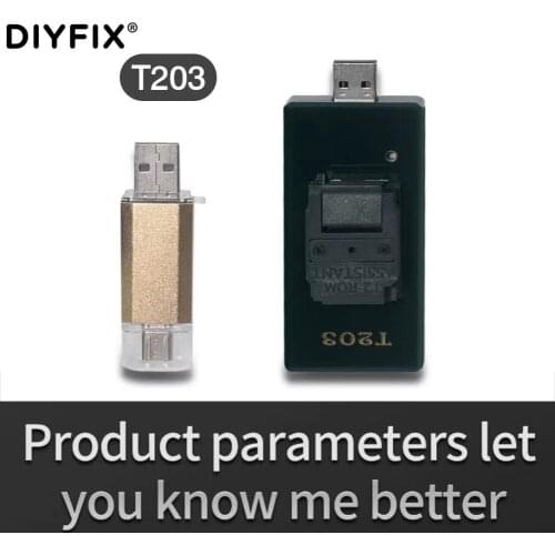 Original T203 iCloud Activation Unlock Tools T203 U Disk And T203 ROM Holder For Macbook Pro Air EFI Firmware Pin Code Unlocking