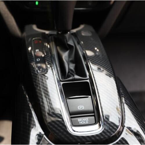 Carbon Fibre Cup Dashbaord Window Door Handle Steering Wheel Decorated Mouldings Frame For Honda XRV 2015 16 17 CAA293A