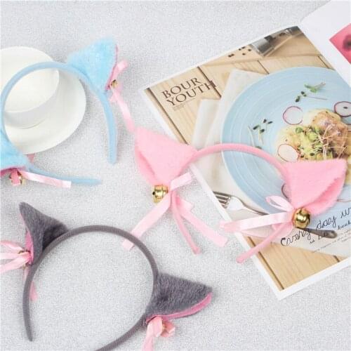 Lovely Headband Cat Fox Ears Hair Clip Headband Party Cosplay Anime Costume Fur Decor