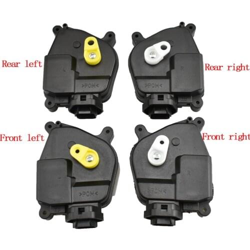 4pcs/set Rear left/Right and front left 95735-1G020 Right 95736-1G020 Door Lock Actuator for 06-11 Hyundai Accent for Kia Rio(5)