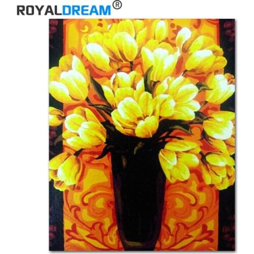 Painting Flowers By Numbers ROYALDREAM China