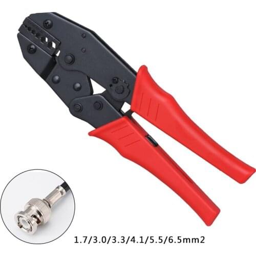 RG55 RG58 RG59 RG6 coaxial cable crimping tool SMA/BNC connectors crimping pliers