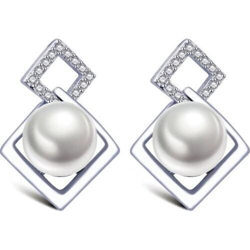 S925 sterling silver new woman Jewelry New Fashion High Quality Retro Square Long Tassel Hook Cubic Zirconia Earrings