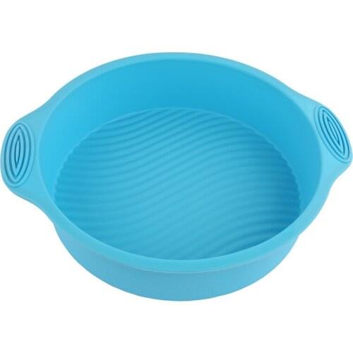 1PC 28.5CM Eco-friendly Colorful 3D Silicone Cake Mold Cake Tools Cake Molds Big Round Cake Mold Easy Demoulding LB 359