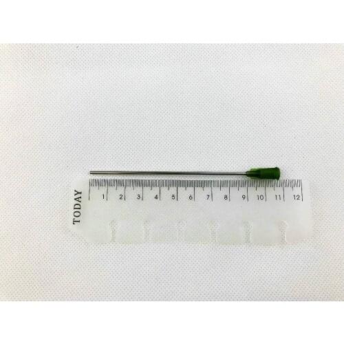 10 Pack - Dispensing Needle 3.5 inches (90mm) - Blunt Tip Luer Lock (14 Gauge, Olive)