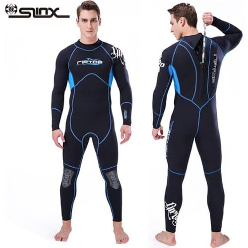 3MM neoprene Wetsuit Men women one pieces set super elastic thick diving suit Unisex winter Cold-proof spearfishing swimsuit