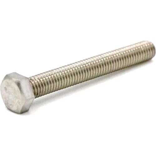 5pcs M5*40mm Pitch 0.8 304 Stainless Steel Hex Head Cap Screws Tap Bolts