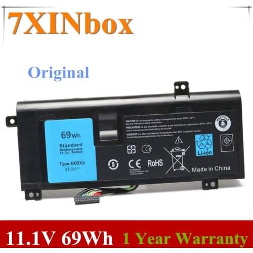 7XINbox 11.1V 69Wh G05YJ 0G05YJ Laptop Battery For DELL Alienware 14 A14 M14X R3 R4 ALW14D Y3PN0 8X70T