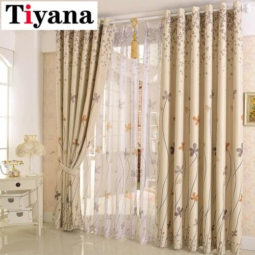 Rustic Clover Dandelion Design Curtains For living Room / Bedroom Blackout Curtains Window Treatment /drapes Home Decor P206X