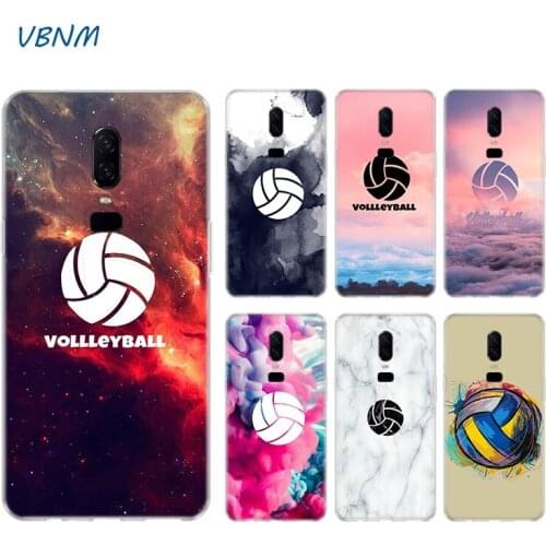 Play Volleyball Logo Case For OnePlus 1+ 8 8T Nord 7T 7 Pro 6 6T 5 5T 3 3T Silicone Rubber TPU Coque Cover