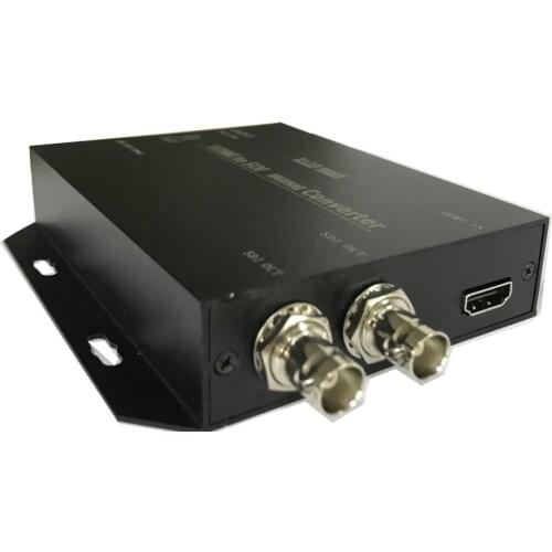 HD to SDI professional HD converter adopts industrial-grade SCALER conversion processing design SD-SDI, HD-SDI, and 3G-SDI