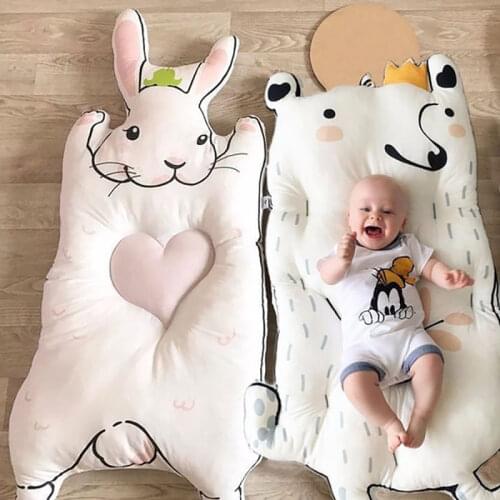 Playing Game Kid Game Carpet Children Play Mat Soft Comfortable Baby Crawling Blanket Rugs Mats Cotton Warm Bedroom Play Mats