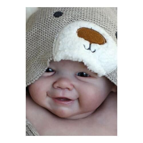 Reborn Baby Doll Kit 20 inch Vivienne Unpainted Unfinished Doll Parts Baby Unfinished Vinyl Kit