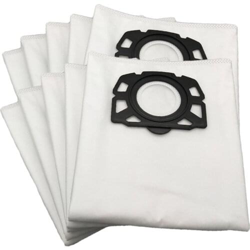 12 Pieces/Lot Dust Bag Vacuum Cleaner Dust Bag For Karcher Mv4 Mv5 Mv6 Wd4 Wd5 Wd6 Washable Vacuum Cleaner Bag