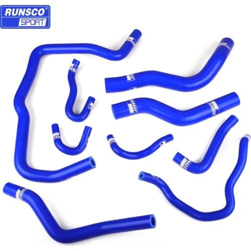 Silicone Coolant Radiator Hose Kit For Honda Fit GE8 L13 L15 Engine 2009 Up 9PCs/set