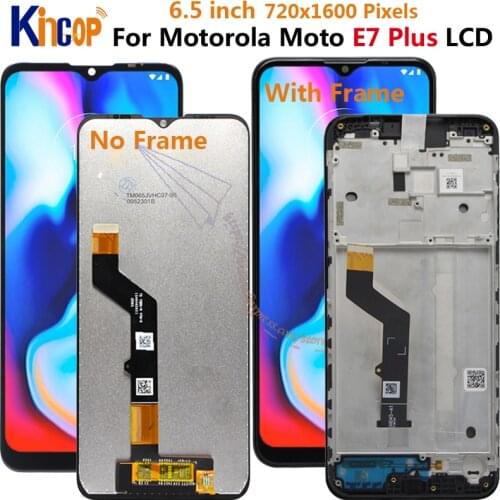 Original for Motorola Moto E7 Plus lcd with frame display touch screen digitizer Assembly for Moto E7Plus lcd XT2081-1 -2 -3