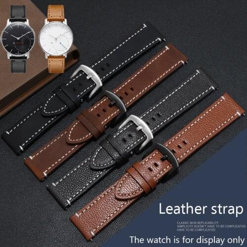 Genuine Leather Strap Replacement Panerai Hamilton Matte Cow Leather Wristband 20mm 22mm 24mm Black Brown