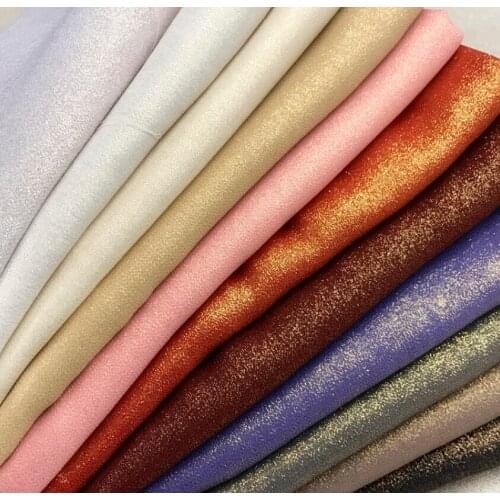 Chiffon fabric Bronzed summer fabric shiny fabric bronzing costume fabric DIY stage cosplay Dress 1M/lot