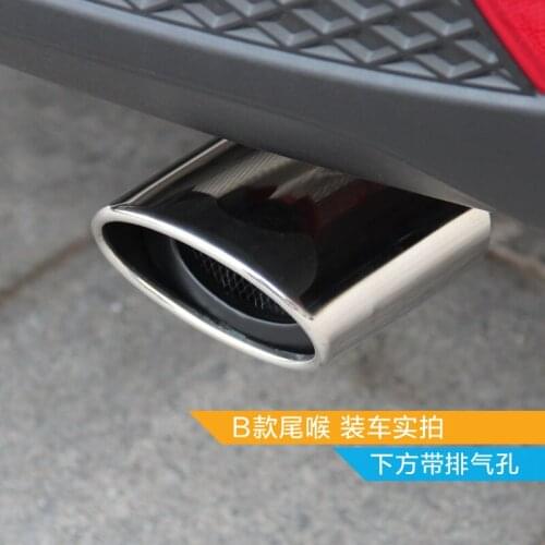 Car styling stainless steel Car muffler tail throat modification for Ford Focus 2012-2018