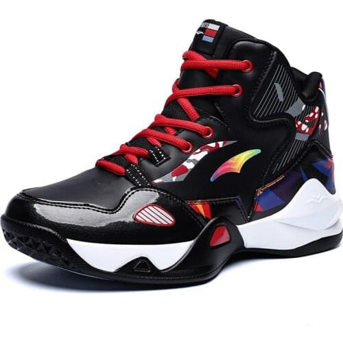 Unisex Basketball Boots Men High-top Sports Basketball Women Sneakers Athletic Boy Shoes Comfortable Breathable Retro Sneakers