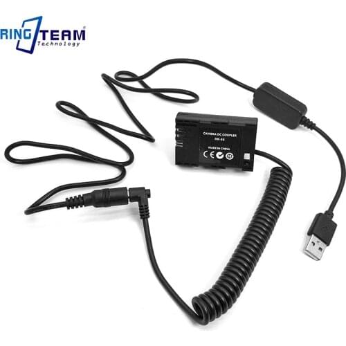USB Coupler LP-E6 DR-E6 DRE6 Angled DC for Canon Cameras EOS 5D2 5D3 5D4 6D 6D2 7D 7D2 70D 80D 60D 60Da 5DS 5DSR