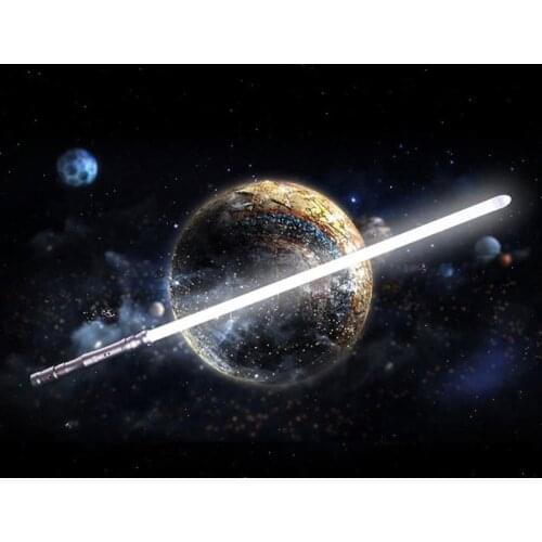 YDD 2nd Lightsaber RGB 16 Color Changing Laser Force FX Lightsaber Sword Metal Handle Pc Blade For Heavy Dueling Saber Replica