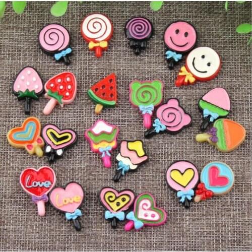 22 pcs Cute Lollipop sweet candy Series Fridge Magnets sets Home Decor Refrigerator Magnet Strong Neodymium Office Photo Magnet
