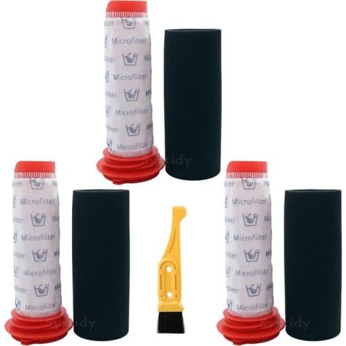 3Pack Replacement Main Stick Filter + Foam Insert Set for Athlet Cordless Vacuum Cleaner
