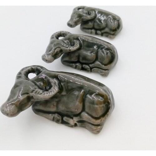 3pcs/lot Aquarium Simulation Ceramic Cattle Aquariums Decoration Fish Tank Animal Ornaments Kit S M L Cattle Set