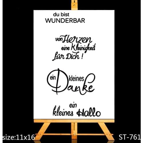 AZSG Spanish phrase Clear Stamps/Seals For DIY Scrapbooking/Card Making/Album Decorative Silicone Stamp Crafts