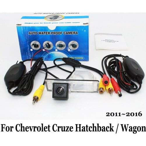 For Chevrolet Cruze Hatchback / Wagon 2011~2016 / RCA Wire Or Wireless Car Parking Camera / HD CCD Night Vision Rear View Camera