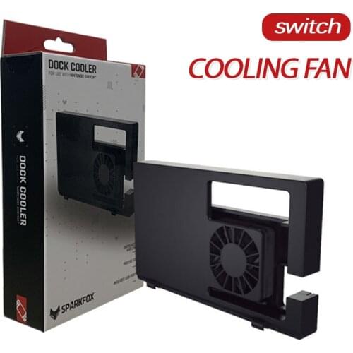 External Cooling Fan Dock Turbo Cooler For NS Switch Docking Station Snap-on Game Console Accessories