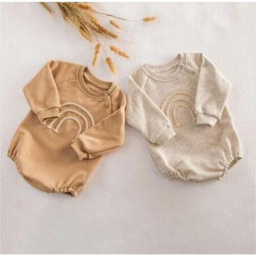 Boys Girls Rompers Spring Kids Baby Boy Girl Clothes Rompers Casual Baby Boys Girls Rompers Long Sleeve Jumpsuit Clothes