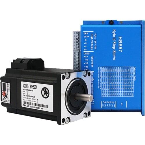 Nema 23 2.2N.m closed loop stepper motor kit Nema23 stepper motor and driver/hybrid servo servo motor kit cnc kit