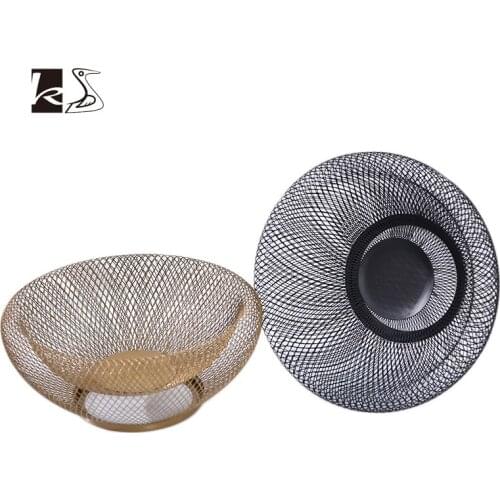 Nordic creative double-iron fruit basket modern living room home fruit plate dried fruit candy basket