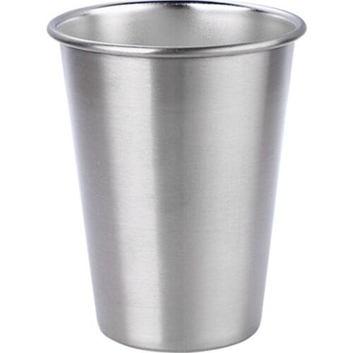 30/70/180/320ml Metal Stainless Steel Cup Mug Drink Coffee Beer Tumbler Travel Home Office MUMR999