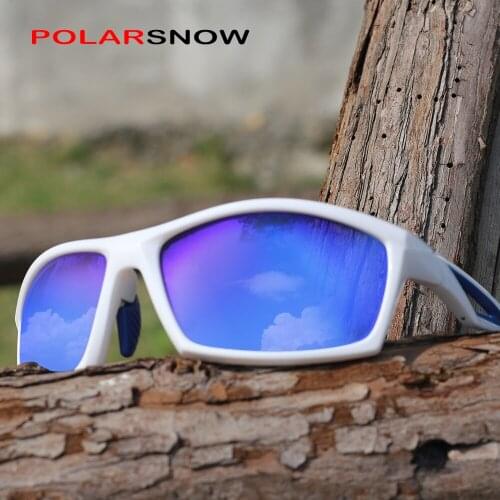 POLARSNOW Men Vintage TR90 Sport Sunglasses Polarized Brand Sun Glasses Design Classic Driving Eyewear For Men/Women Goggle 2020