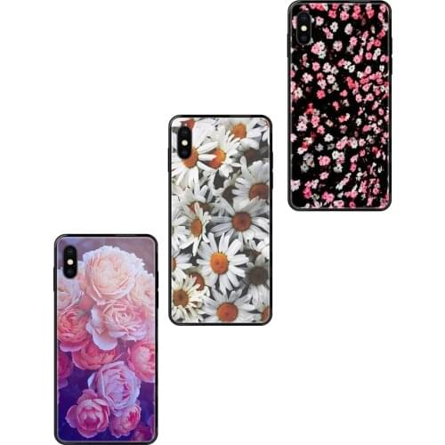 My Lockscreens Flowers For Huawei Honor 20 20i 20s 10 10i 6A 7A 7X 8C 8X 9 9A 9I 9X Lite Pro Black Soft TPU Case Accessories