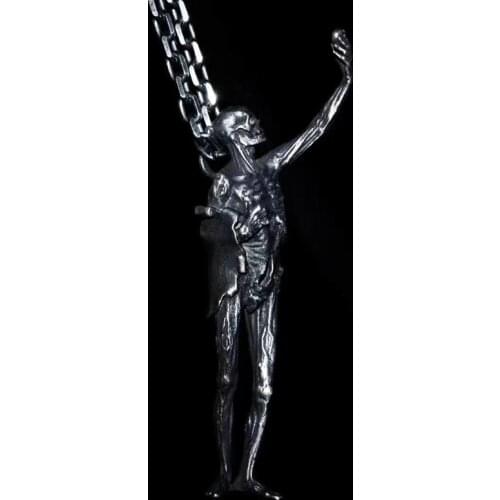 2021 New Original Handmade Design Exaggerated Pendant Unisex World of Warcraft Goth Necklace Women Skeleton Men Jewelry