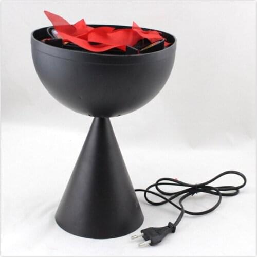 20CM Halloween Props Magic Desktop Flame Lamp Holiday Party Decorative Brazier Fire Lamp Halloween Eve Supplies