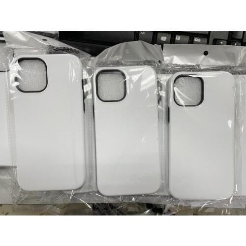 2 in 1 Rubber tpu + PC 3d sublimation phone case for iphone 7 8 plus 11 Pro XS Max XR / for iphone 12 blank print case 10pcs