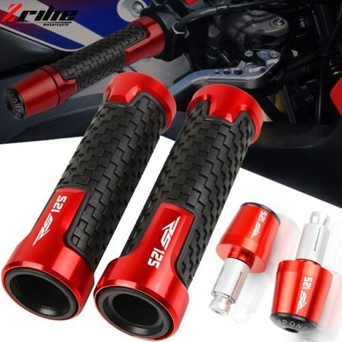 For Aprilia RS125 RS 125 2002 2003 2004 2005 2006 2007 2008 2009 2010 Motorcycle 22MM Handlebar Grips Handle Bar Cap End Plugs