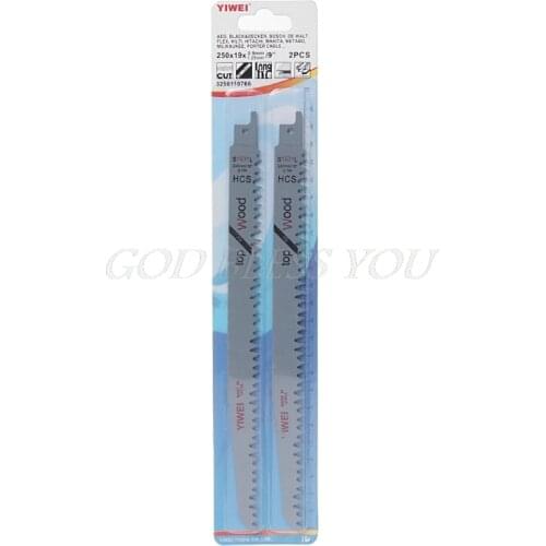 2pcs S1531L Reciprocating Sabre Saw Blades 9.5" 240mm For Cutting Metal Wood Dropshipping